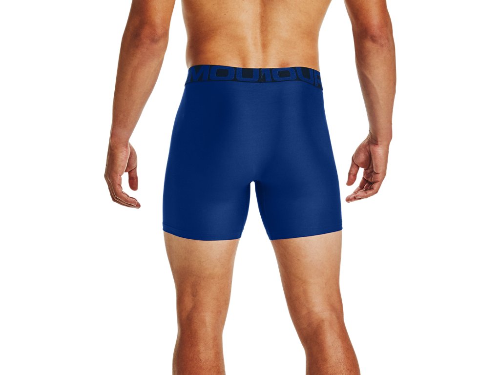 Under Armour Mens UA Tech 6 Inch Boxerjock Apparel - Breathable Fabric