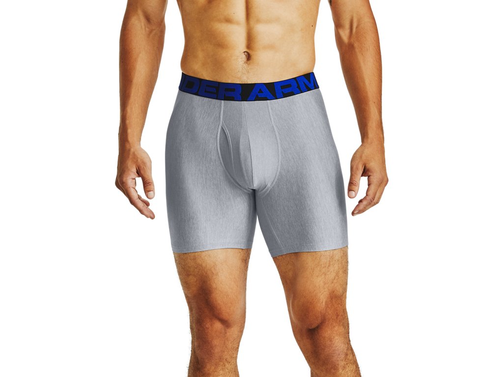 Under Armour Mens UA Tech 6 Inch Boxerjock Apparel - Breathable Fabric