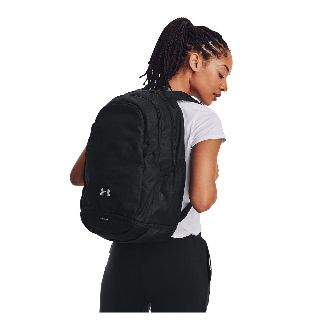 Under Armour Unisex Hustle 5.0 Team Backpack - Water-Repellent and Abrasion-Resistant