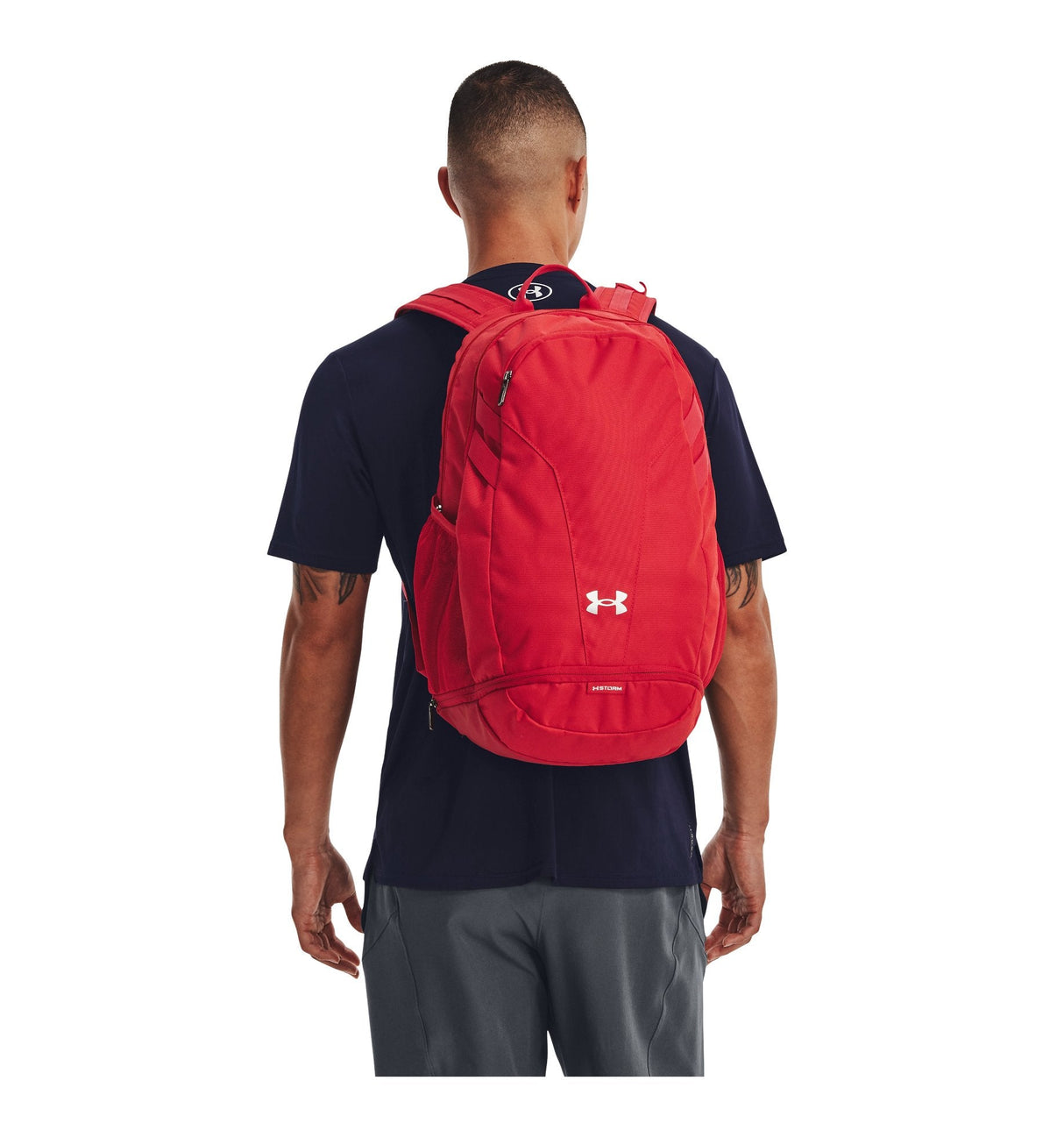 Under Armour Unisex Hustle 5.0 Team Backpack - Water-Repellent and Abrasion-Resistant