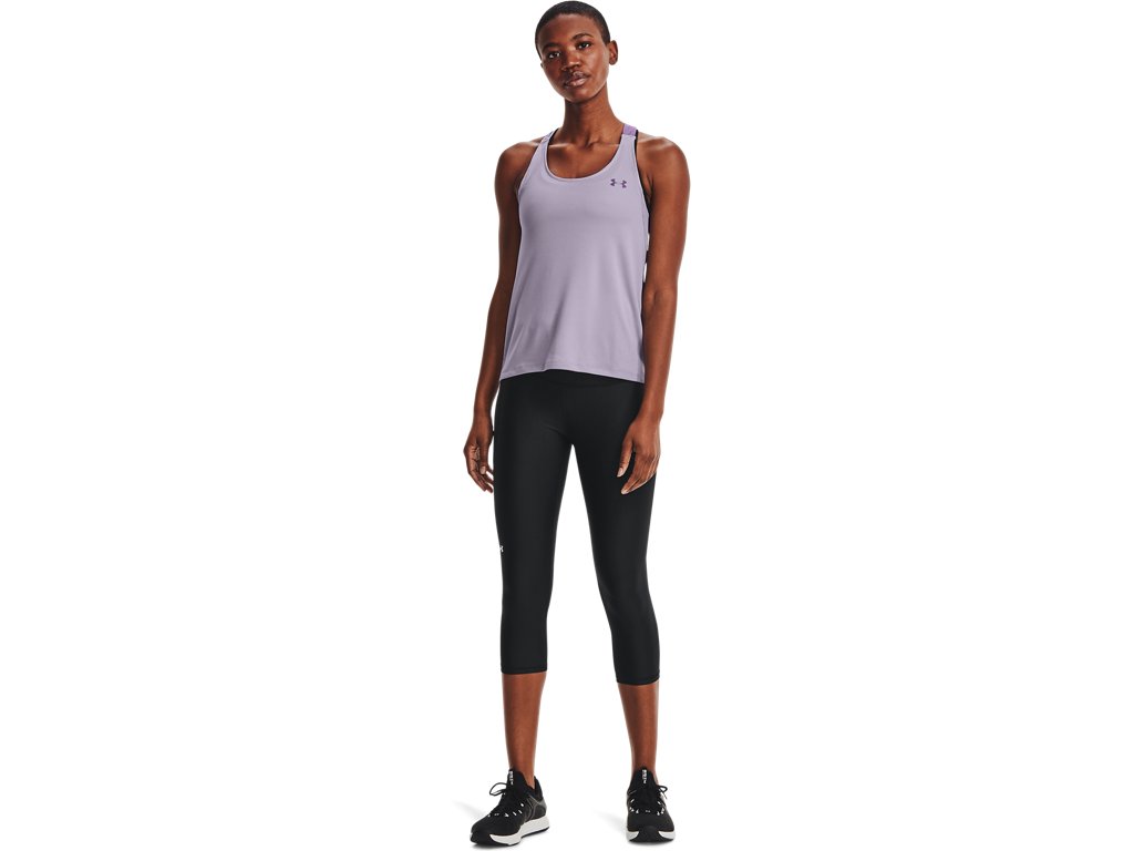 Under Armour Womens HeatGear No-Slip Waistband Capris - Ultra-Tight Fit and Sweat Wicking