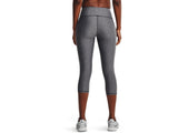 Under Armour Womens HeatGear No-Slip Waistband Capris - Ultra-Tight Fit and Sweat Wicking