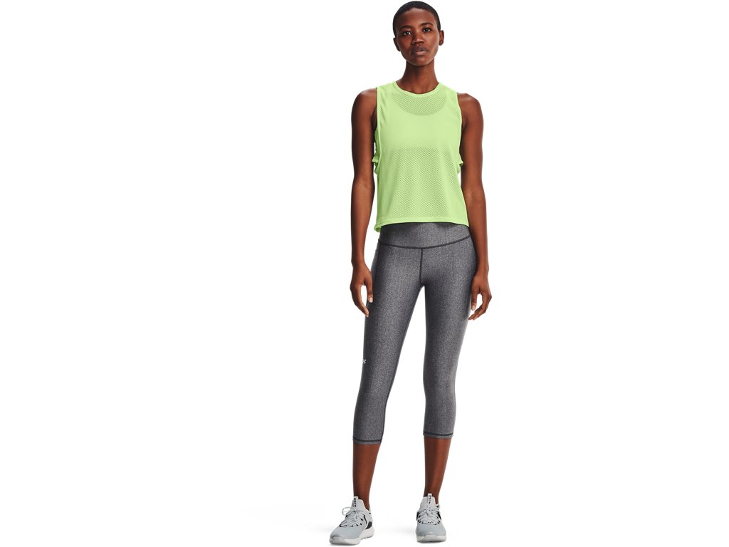 Under Armour Womens HeatGear No-Slip Waistband Capris - Ultra-Tight Fit and Sweat Wicking