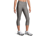 Under Armour Womens HeatGear No-Slip Waistband Capris - Ultra-Tight Fit and Sweat Wicking
