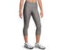 Under Armour Womens HeatGear No-Slip Waistband Capris - Ultra-Tight Fit and Sweat Wicking