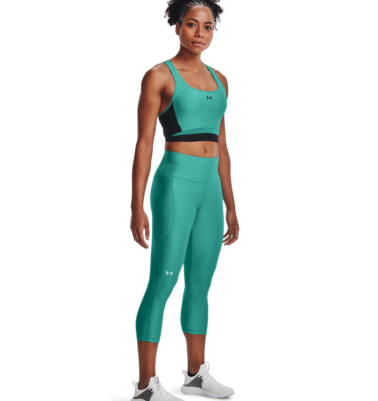 Under Armour Womens HeatGear No-Slip Waistband Capris - Ultra-Tight Fit and Sweat Wicking