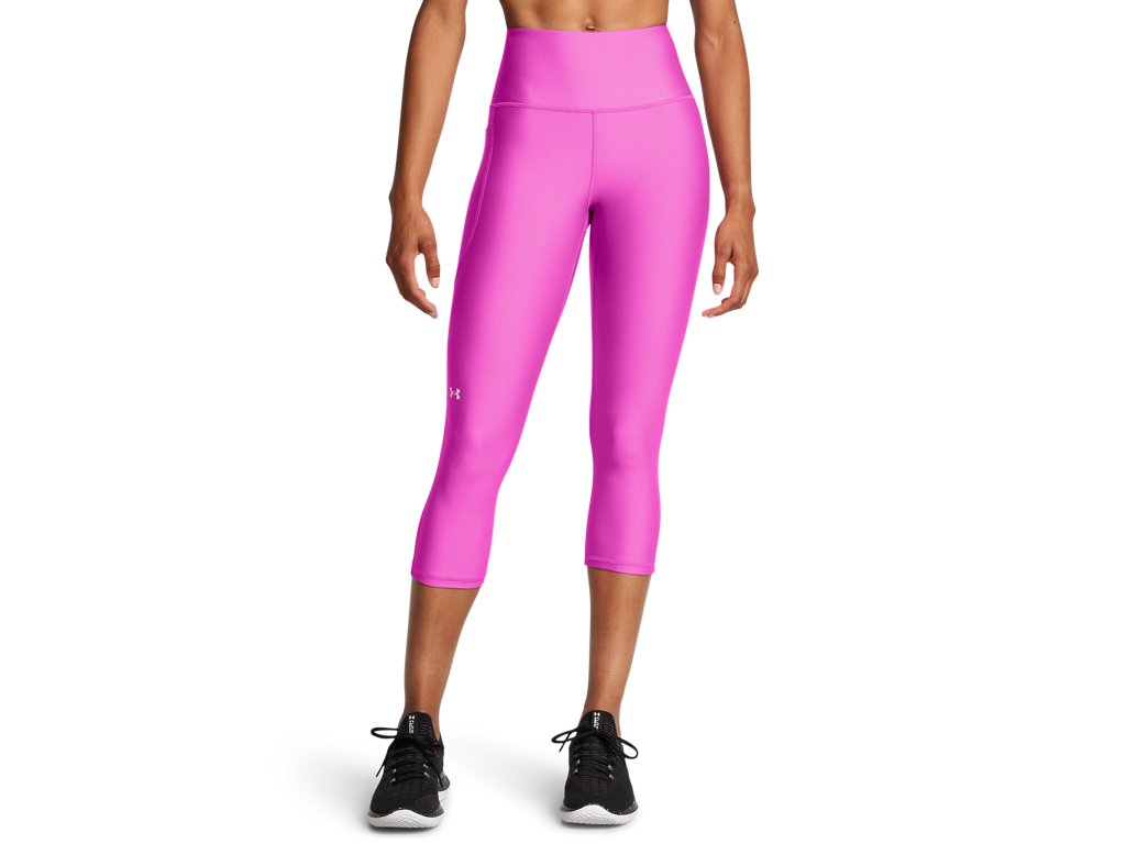Under Armour Womens HeatGear No-Slip Waistband Capris - Ultra-Tight Fit and Sweat Wicking