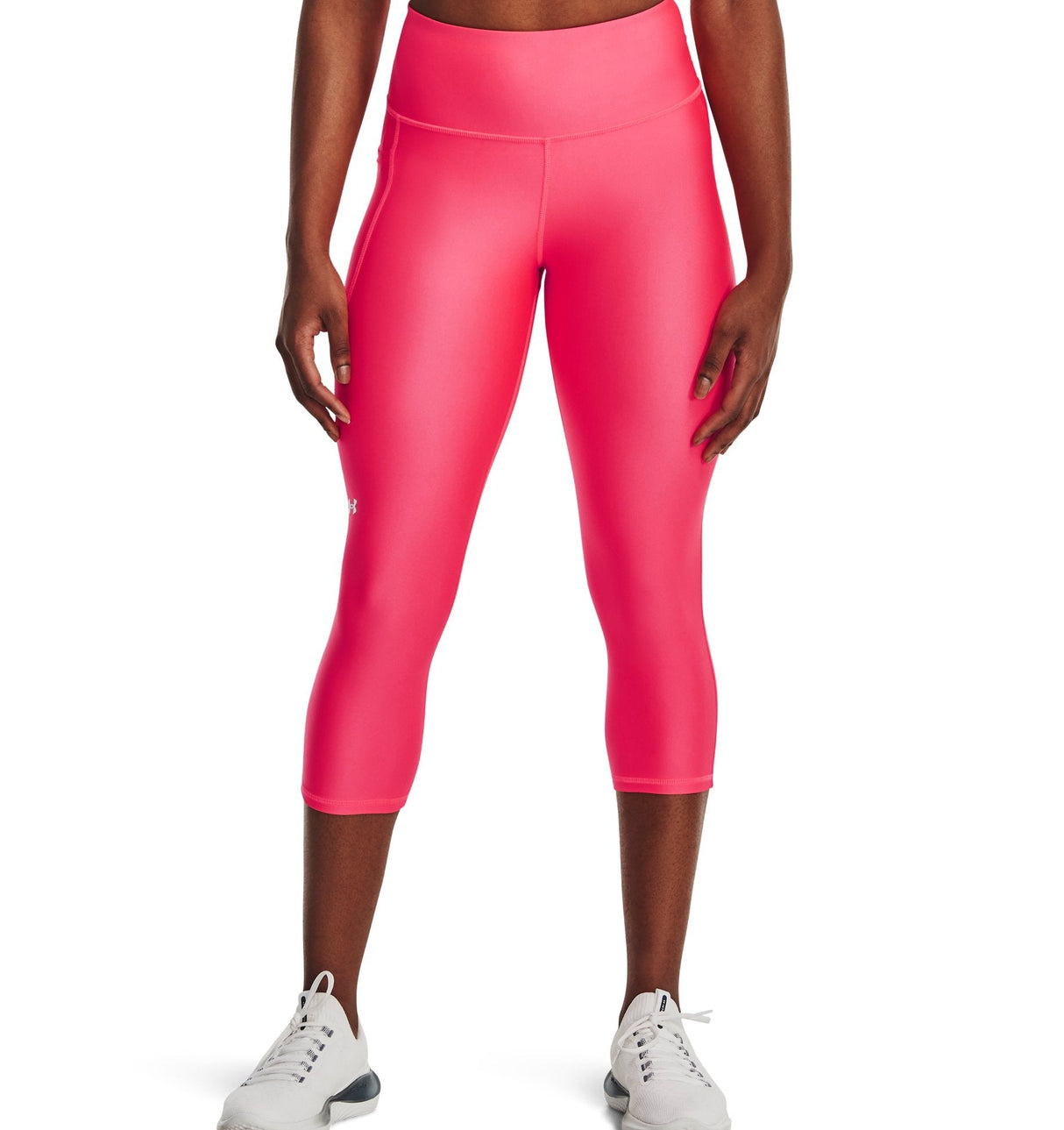 Under Armour Womens HeatGear No-Slip Waistband Capris - Ultra-Tight Fit and Sweat Wicking