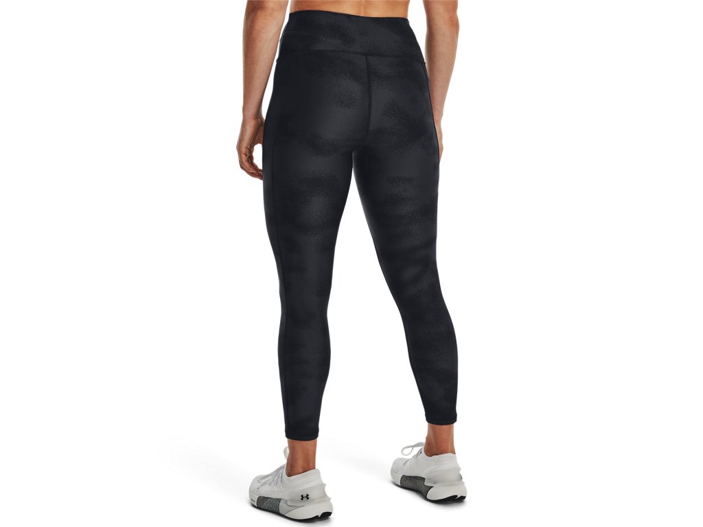 Under Armour Womens HeatGear No-Slip Waistband Printed Ankle Leggings - Sweat Wicking