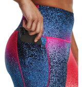 Under Armour Womens HeatGear No-Slip Waistband Printed Ankle Leggings - Sweat Wicking