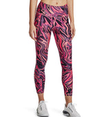 Under Armour Womens HeatGear No-Slip Waistband Printed Ankle Leggings - Sweat Wicking