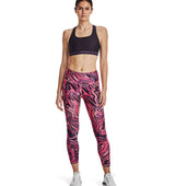 Under Armour Womens HeatGear No-Slip Waistband Printed Ankle Leggings - Sweat Wicking