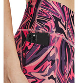 Under Armour Womens HeatGear No-Slip Waistband Printed Ankle Leggings - Sweat Wicking