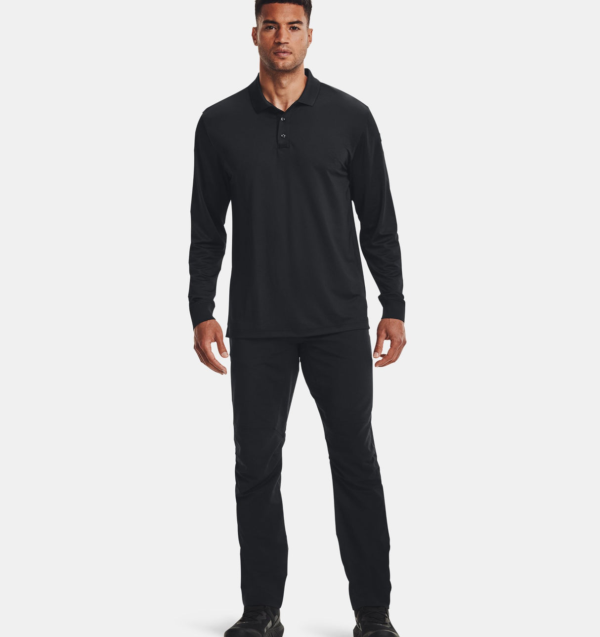 Under Armour Mens Tactical Performance Polo 2.0 Long Sleeve - Enhanced Breathability