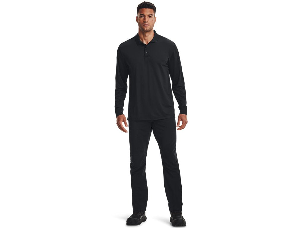 Under Armour Mens Tactical Performance Polo 2.0 Long Sleeve - Enhanced Breathability