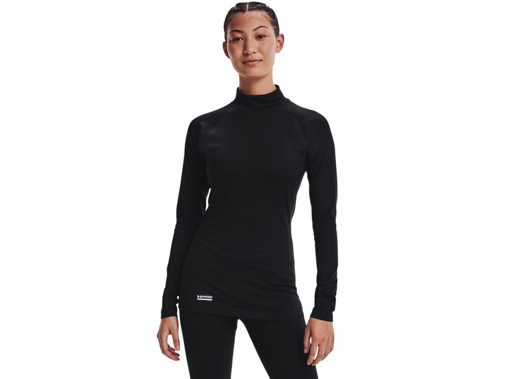 Under Armour Womens Tactical ColdGear Infrared Base Mock Long Sleeve - Heat Retention Technology