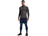 Under Armour Mens ColdGear Fitted Mock Baselayer - Dual Layer Warmth and Fast Drying