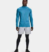 Under Armour Mens ColdGear Fitted Mock Baselayer - Dual Layer Warmth and Fast Drying