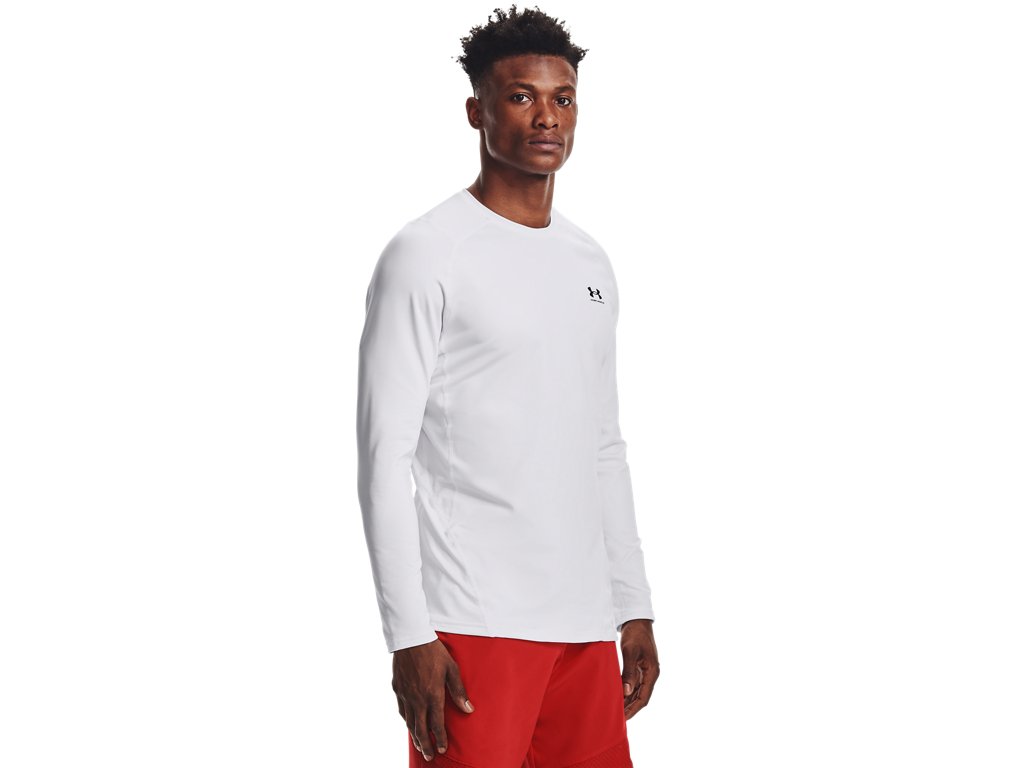 Under Armour Mens ColdGear Fitted Crew Long Sleeve - Dual-Layer Warmth and Comfort