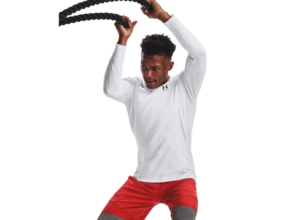 Under Armour Mens ColdGear Fitted Crew Long Sleeve - Dual-Layer Warmth and Comfort