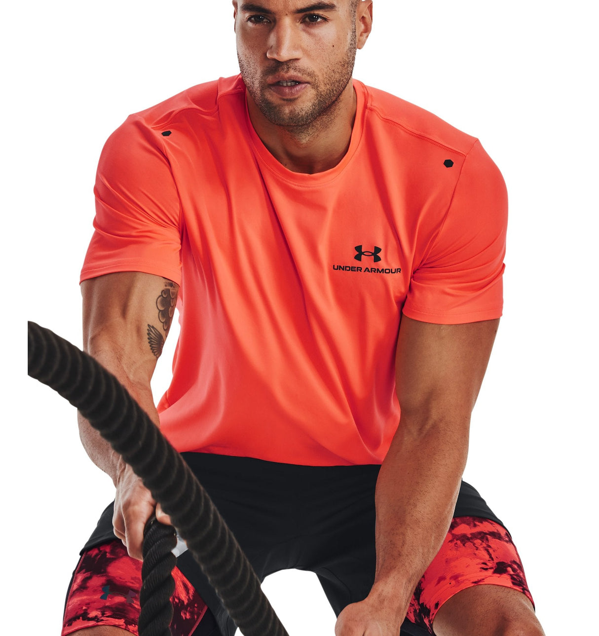 Under Armour Mens Rush Energy Short Sleeve Shirt - Infrared Energy Reflecting Technology