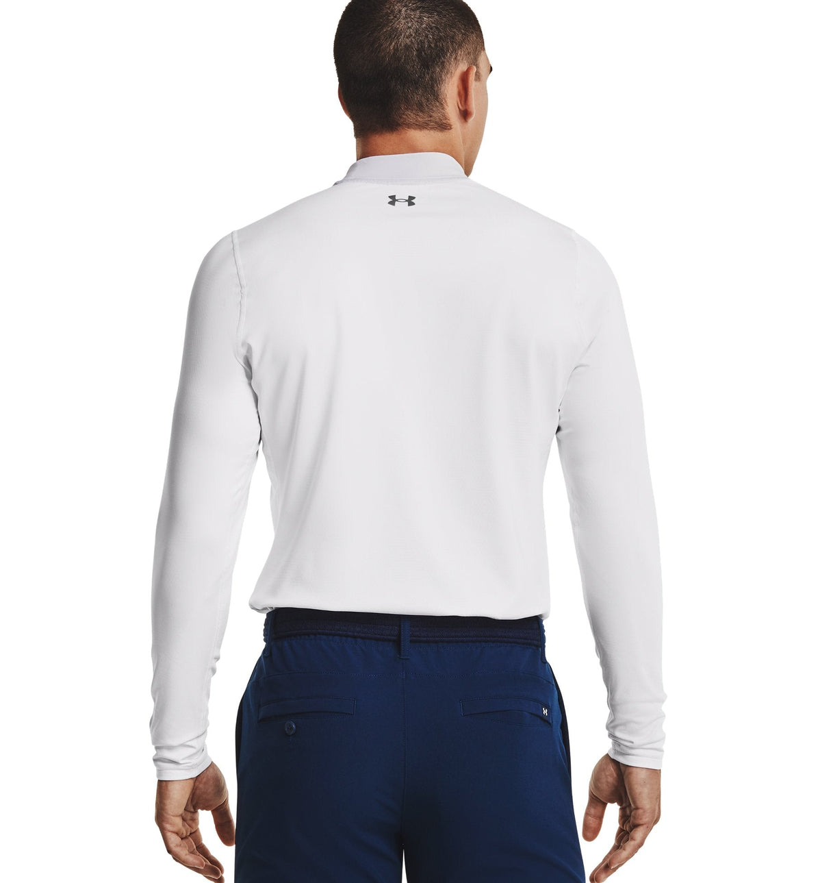 Under Armour Mens ColdGear Infrared Long Sleeve Golf Mock Long Sleeve - Thermo-Conductive Coating