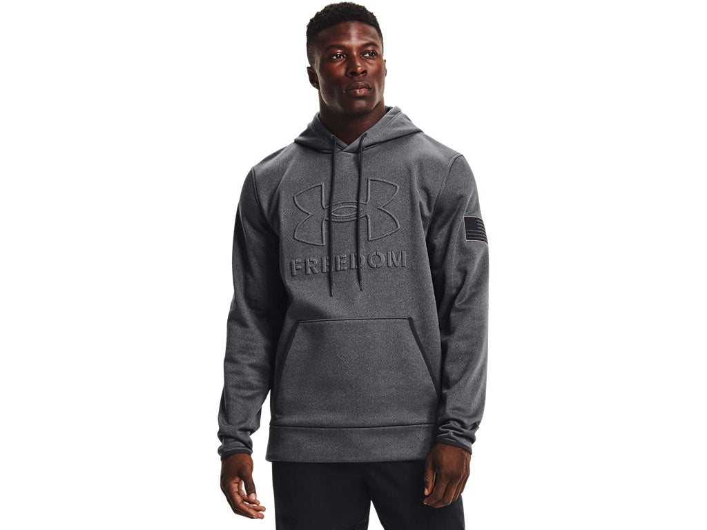 Under Armour Mens UA Freedom Embossed Hoodie - Water Repellent