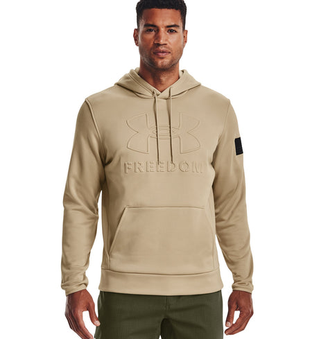 Under Armour Mens UA Freedom Embossed Hoodie - Water Repellent
