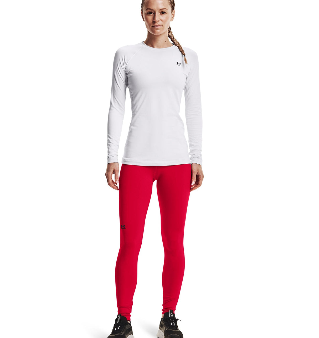 Under Armour Womens ColdGear Leggings - Dual-Layer Fast-Drying Fabric