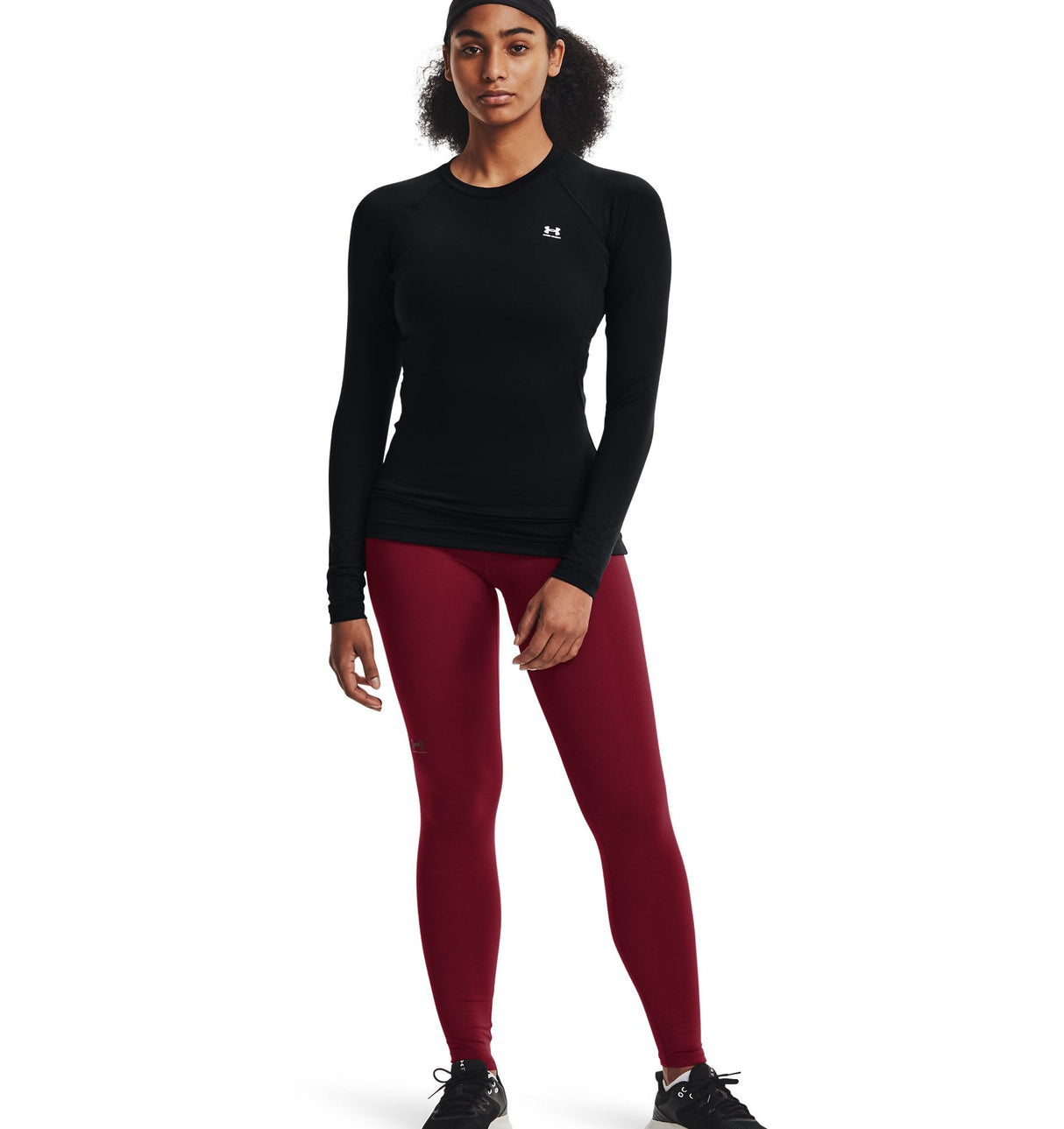 Under Armour Womens ColdGear Leggings - Dual-Layer Fast-Drying Fabric