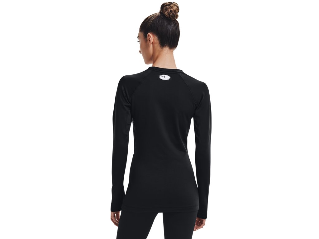 Under Armour Womens ColdGear Authentics Crew Baselayer - Dual-Layer Fabric