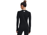Under Armour Womens ColdGear Authentics Crew Baselayer - Dual-Layer Fabric