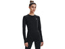 Under Armour Womens ColdGear Authentics Crew Baselayer - Dual-Layer Fabric