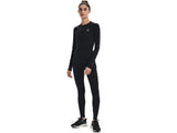 Under Armour Womens ColdGear Authentics Crew Baselayer - Dual-Layer Fabric