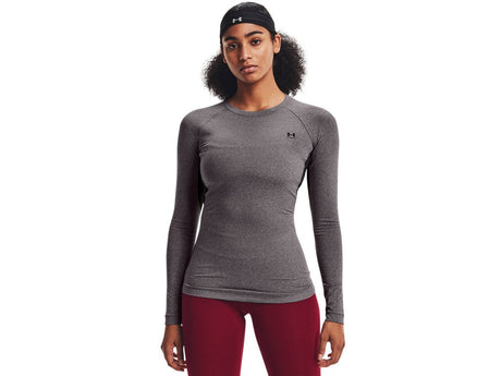 Under Armour Womens ColdGear Authentics Crew Baselayer - Dual-Layer Fabric
