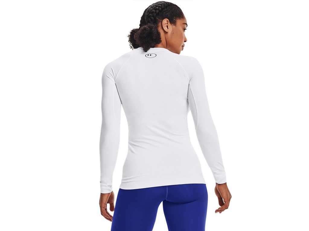 Under Armour Womens ColdGear Authentics Crew Baselayer - Dual-Layer Fabric