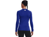 Under Armour Womens ColdGear Authentics Crew Baselayer - Dual-Layer Fabric
