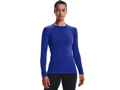 Under Armour Womens ColdGear Authentics Crew Baselayer - Dual-Layer Fabric