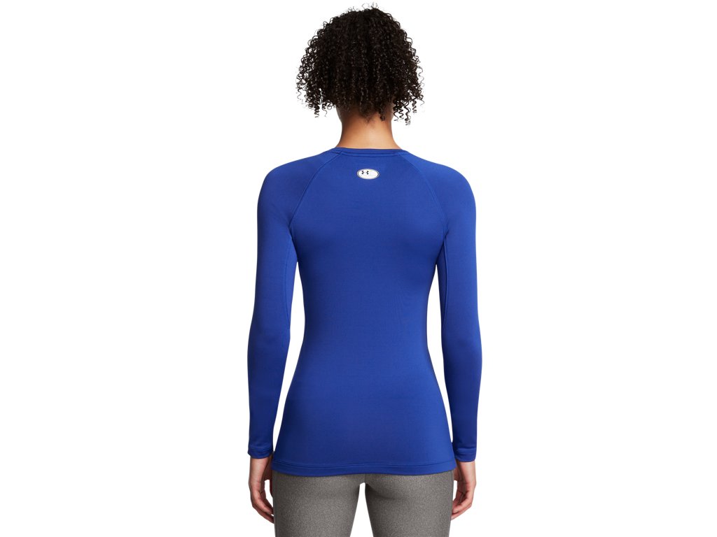 Under Armour Womens ColdGear Authentics Crew Baselayer - Dual-Layer Fabric