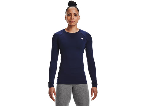 Under Armour Womens ColdGear Authentics Crew Baselayer - Dual-Layer Fabric