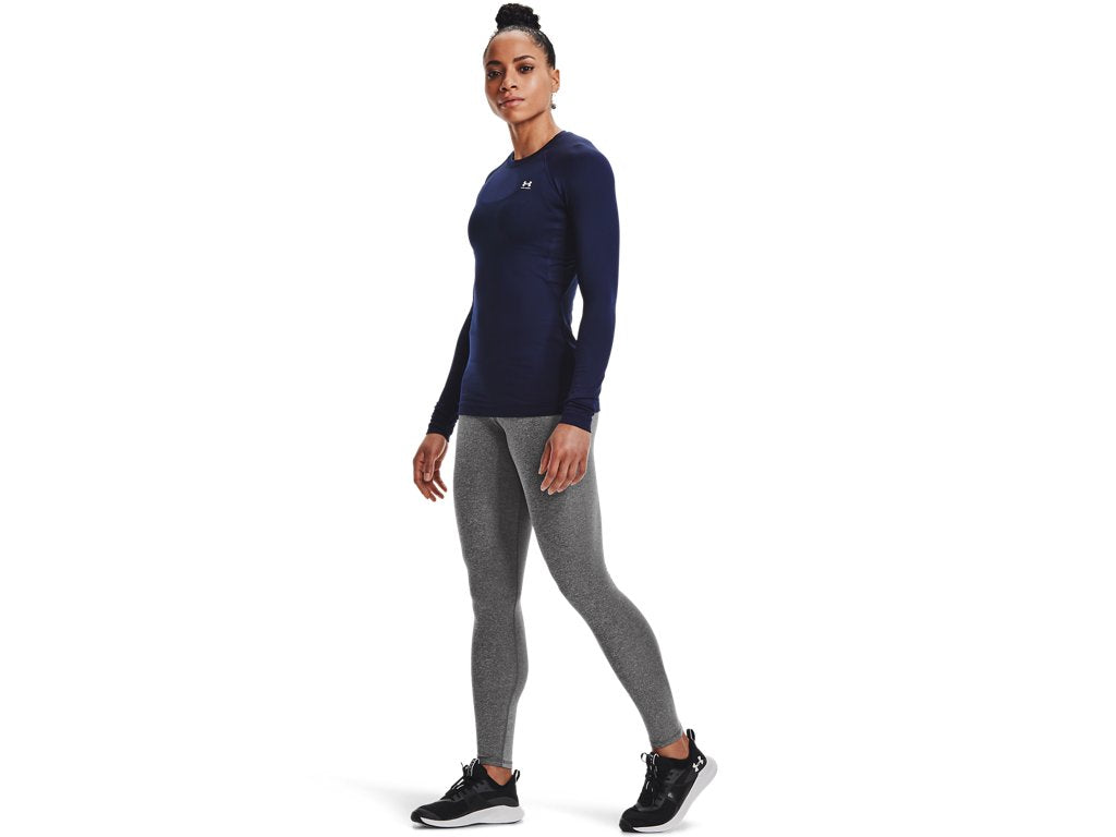 Under Armour Womens ColdGear Authentics Crew Baselayer - Dual-Layer Fabric