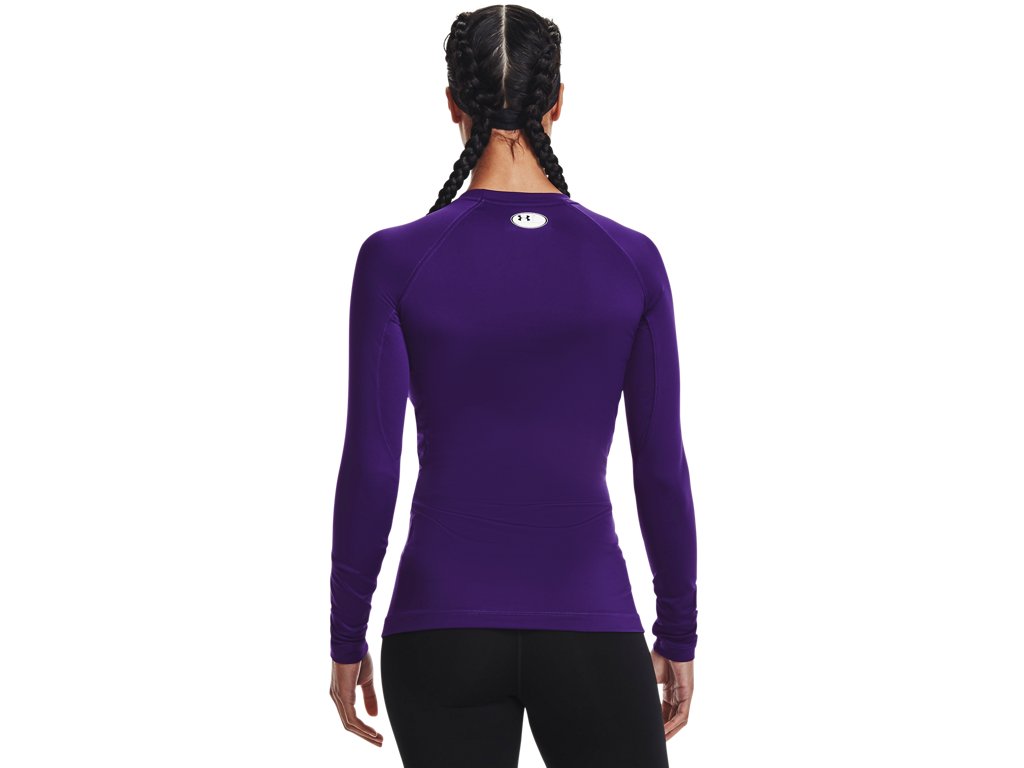 Under Armour Womens ColdGear Authentics Crew Baselayer - Dual-Layer Fabric
