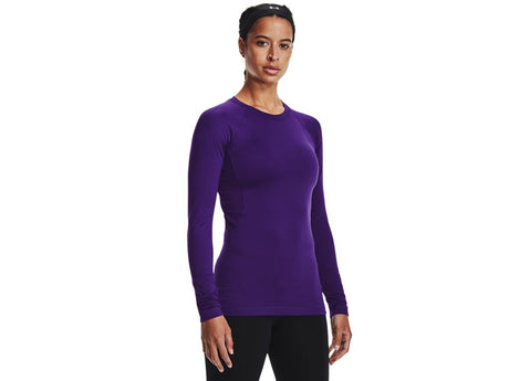 Under Armour Womens ColdGear Authentics Crew Baselayer - Dual-Layer Fabric
