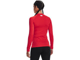 Under Armour Womens ColdGear Authentics Crew Baselayer - Dual-Layer Fabric