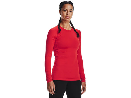 Under Armour Womens ColdGear Authentics Crew Baselayer - Dual-Layer Fabric
