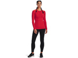 Under Armour Womens ColdGear Authentics Crew Baselayer - Dual-Layer Fabric