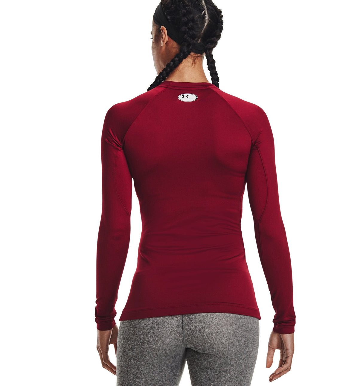 Under Armour Womens ColdGear Authentics Crew Baselayer - Dual-Layer Fabric