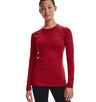 Under Armour Womens ColdGear Authentics Crew Baselayer - Dual-Layer Fabric