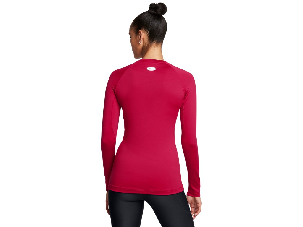 Under Armour Womens ColdGear Authentics Crew Baselayer - Dual-Layer Fabric