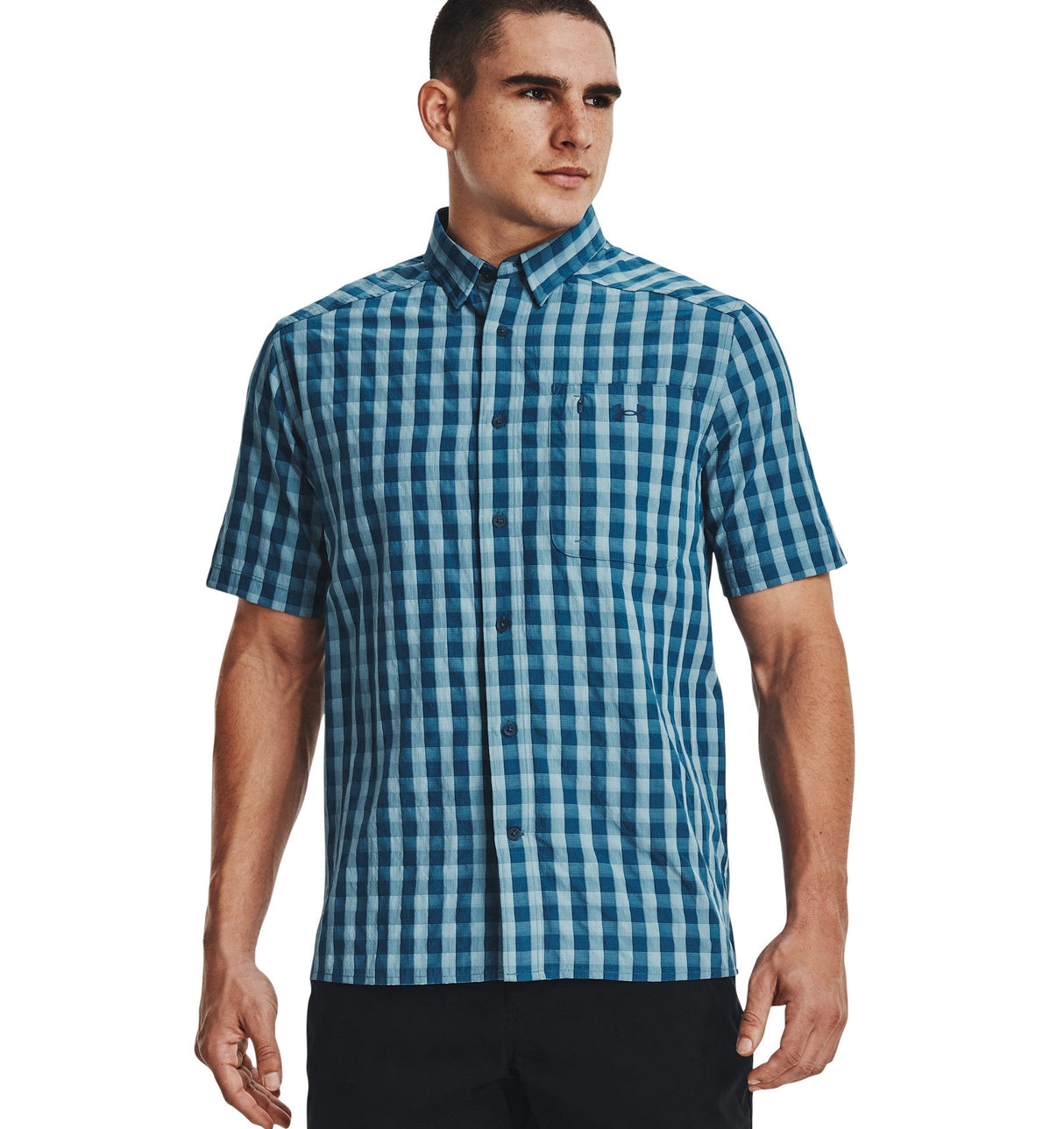 Under Armour Unisex UA Drift Tide 2.0 Plaid Apparel - UPF 30 Sun Protection